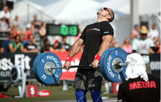 Man Lifting Rogue for Power Clean