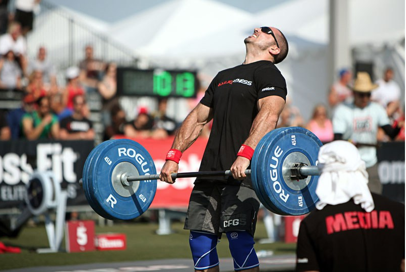 Man Lifting Rogue for Power Clean