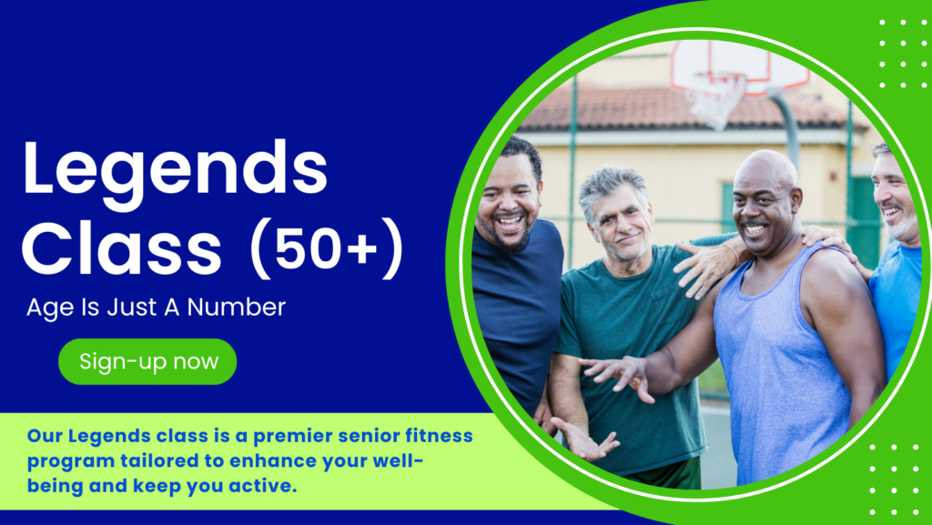 CrossFit Legends 50+ fitness class